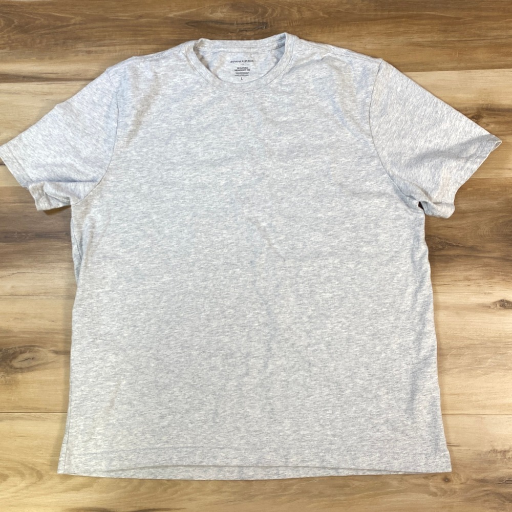 Banana‎ Republic T-Shirt Mens L Signature Midweight Organic Cotton Minimalist
